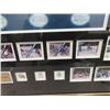 Image 9 : Original 6 NHL Large Wall Hanging 41" x 60" w/ Arenas, Cards & Pins