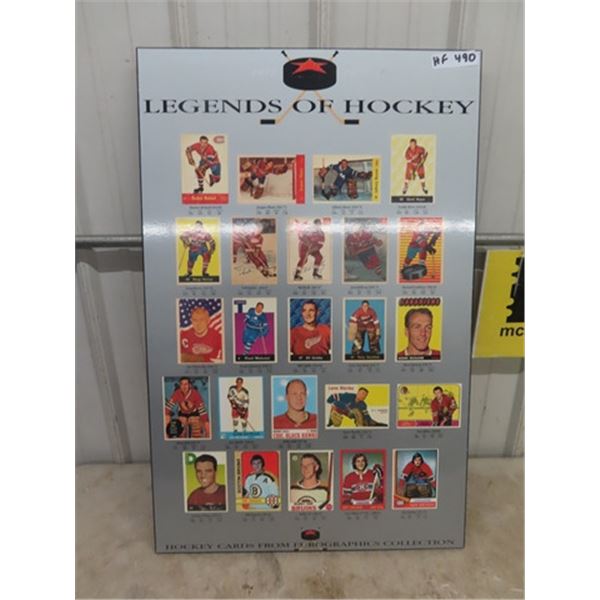 " Legends of Hockey" Picture 1942-1972 , 34"x22"