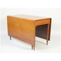 An American Federal style drop long leaf table.