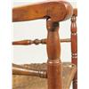 Image 8 : A 19th Century American walnut armchair with caned seat.