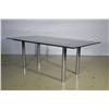 Image 2 : A chrome and glass Andre Table by Scarpa for Knoll,