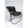Image 2 : An Italian Mariani Leather and Chrome Armchair, for the Pace