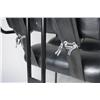 Image 3 : An Italian Mariani Leather and Chrome Armchair, for the Pace