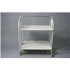 Image 2 : A Guzzini collapsible plastic two tier cart,