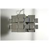 Image 1 : A Contemporary chrome chandelier attributed to C. Jere,