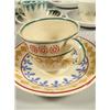 Image 3 : A group of ten sets of Stick Spatter cups and saucers.
