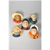 Image 1 : A group of five figural heads including three Bossons and tw