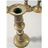 Image 2 : A group of seven 19th and 20th Century brass candlesticks.
