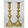 Image 3 : A group of six 19th Century brass candlesticks.