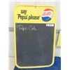 Image 1 : Metal Pepsi Menu Board 1967 19.5" x 30" Stout Sign Co.