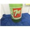 Image 2 : 7up Plastic Bottle Bank w/ Girl 24" x 6.5"