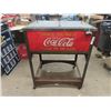 Image 1 : Metal Embossed 1920's Coca- Cola Ice Cooler 39.5" x 31.5" x 23.5"