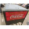 Image 8 : Metal Embossed 1920's Coca- Cola Ice Cooler 39.5" x 31.5" x 23.5"