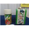 Image 2 : Vintage Metal Embossed Aladdin Disney Production - The Jungle Book Lunch Box w/ Thermos