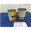 Image 2 : 2 Grease Cans 1) Marlene 1lb, 1)Pure as Gold 1lb