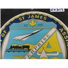 Image 2 : Winnipeg 1969 The City of St James Metal Sign 16" x 15"