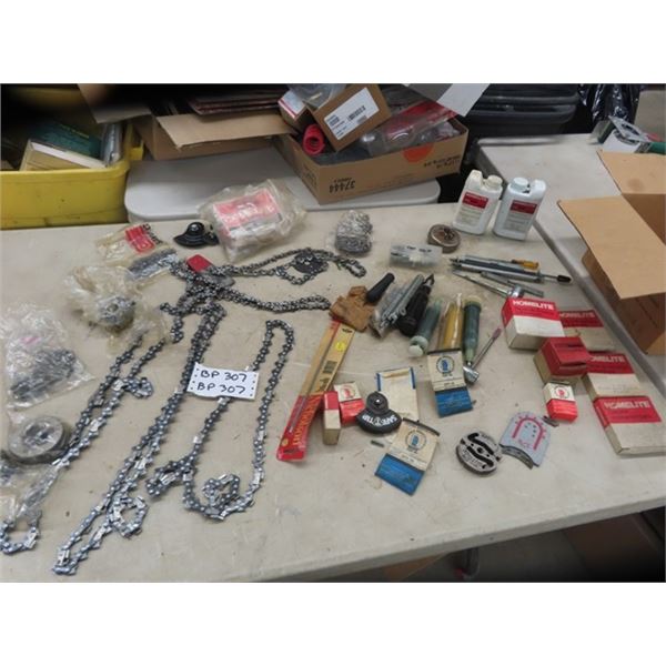 Chain Saw Parts, Blade Sharpeners, Bearings, Lube Carb, Ignitors plus more