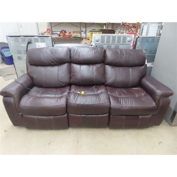 Leather Power Couch