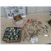 Image 1 : Labelled Boottle Openers , Beer Caps & Metal Serving Tray