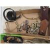 Image 2 : Equine Items- Lead Rope, Cinches, Hoof Pick, Snaps plus....