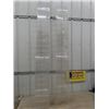 Image 1 : 2- 20 Slot Brochure/Magazine Displays of Plexiglass w/ some Scratches 9.5" w x 80" Tall