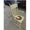 Image 2 : Painted Pressback Rocking Chair