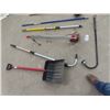 Image 2 : 7 Yard tools;Shovel, Power Edger, Broom, Sprinkler handles