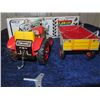 Image 6 : Kovap Fetor Traktor & Trailer Wind Up with Box 13" L x 3.5" H x 3.5"W