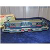 Image 2 : Cragstan Super Atom Tin Friction Train with Box 11" L x 3.25" H x 2.5" W