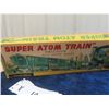 Image 7 : Cragstan Super Atom Tin Friction Train with Box 11" L x 3.25" H x 2.5" W