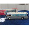 Image 1 : Cragstan Japan Tin Friction Greyhound Bus with Box 11.5" L x 3"H x 3.25 W