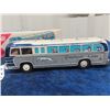Image 2 : Cragstan Japan Tin Friction Greyhound Bus with Box 11.5" L x 3"H x 3.25 W