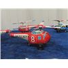 Image 3 : 5 Japan Tin Friction Emergency Helicopters 5" Long