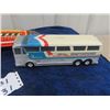 Image 4 : Marx Tin Wind Up Racecar & Jimson Plastic Greyhound Bus Bank 16" L