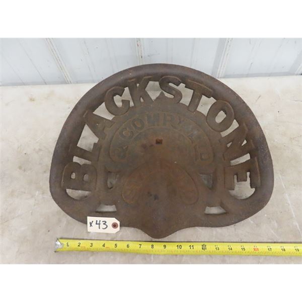 Blackstone Cast Implement Seat