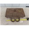 Image 1 : Wallis Tractor Cast Tool Box with Oiler Holder 4" H x 18" W x 14" D