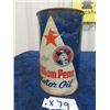 Image 1 : William Penn Motor Oil Tin (Green Stars) 1 Quart
