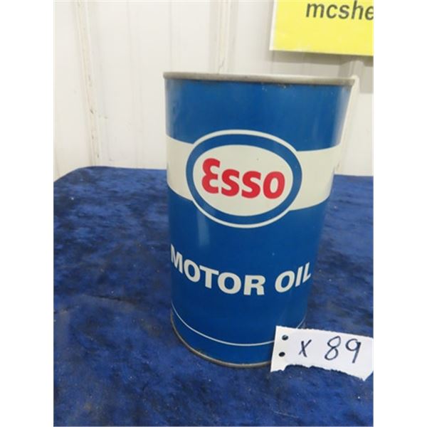 Esso Motor Oil Tin 1 Quart