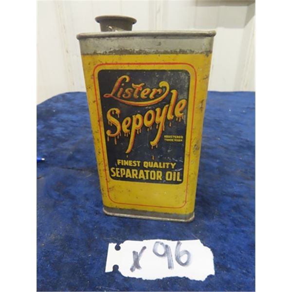 Lister Sepeerator Oil Tin 1 Pint