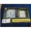 Image 1 : New- John Deere Clock/Picture Frame Combo