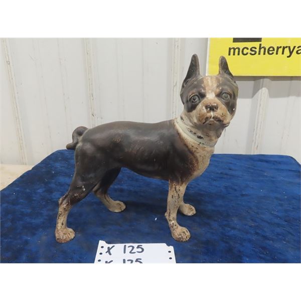 Cast Dog Door Stop 10.5"H x 9" L