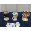 Image 2 : 3 Head Vases; 1 Chicklet, 2) Head Vases 4" Tall