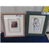Image 1 : 2 Hand Signed Daphne Odjig Prints with Frames 12.5" x 11.5"