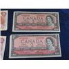 Image 2 : 4-1954 Canadian $2 Bills & 2 -1974 $2 Bills