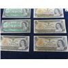 Image 3 : 4 Canadian $1 bills 1867-1967 & 4 -1973 $1 Bills