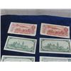 Image 7 : 10 Canadian $1 Bills; 5 between 1867- 1967 + 5 1973 &  10 - $2 Bills 5 are 1954 + 5 1974