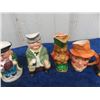 Image 3 : 10 Miniature Toby Mugs 9 of Which Made in England all Good Condition