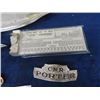 Image 2 : CNR Porter Cap + Uniform Badge, Switch Key,Caboose Key, Chrome CNR Stamped Rail Spike, Silverplate T