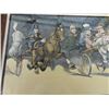 Image 2 : WW1 PEI Harness Race Picture with Oak Frame 12" x 22.5"