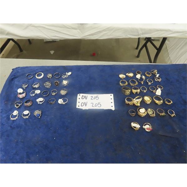 50 Gold/Silver Tone Rings